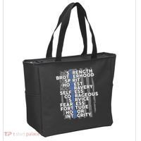 Support The Thin Blue Line US Flag Tote Bag thumb 2