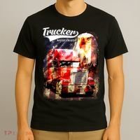 Support Trucker Made In USA Eagle Flag T-Shirt thumb 3