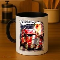 Support Trucker Made In USA Eagle Flag Coffee Mug thumb 4