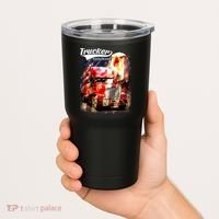Support Trucker Made In USA Eagle Flag Tumbler thumb 2