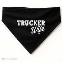 Support Trucker WIfe USA-Made Doggie Bandana thumb 0