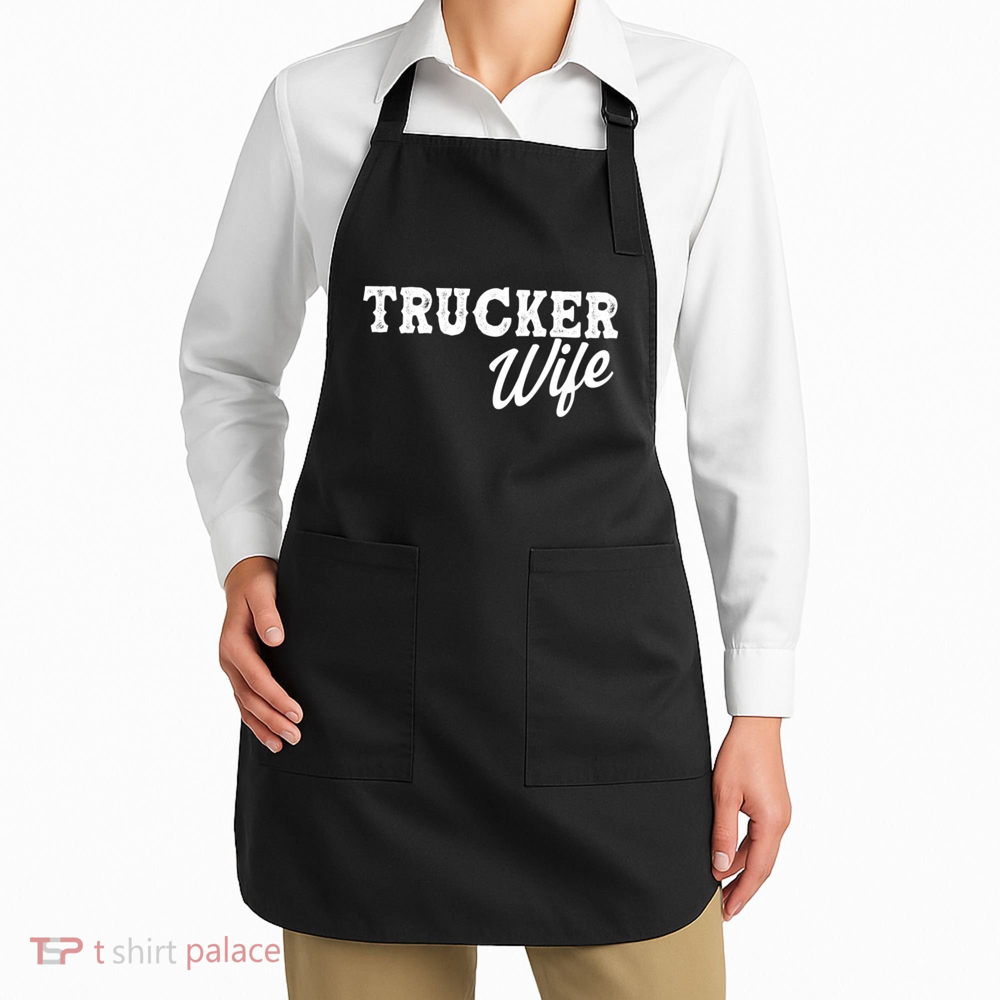 Support Trucker WIfe Apron