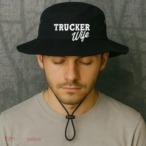 Support Trucker WIfe Bucket Hat