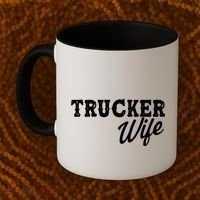 Support Trucker WIfe Coffee Mug thumb 2