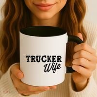 Support Trucker WIfe Coffee Mug thumb 3