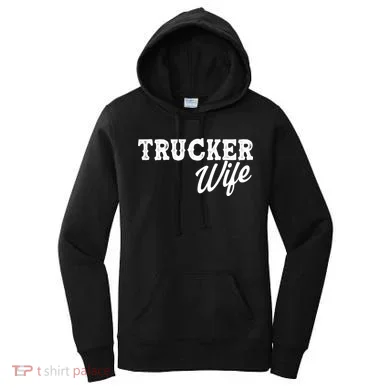 Support Trucker WIfe Women's Hoodie
