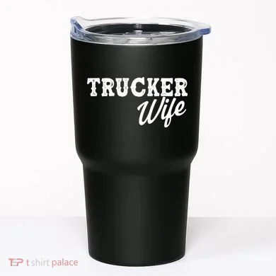 Support Trucker WIfe Tumbler
