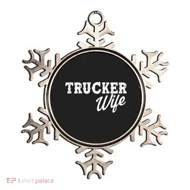Support Trucker WIfe Ornament