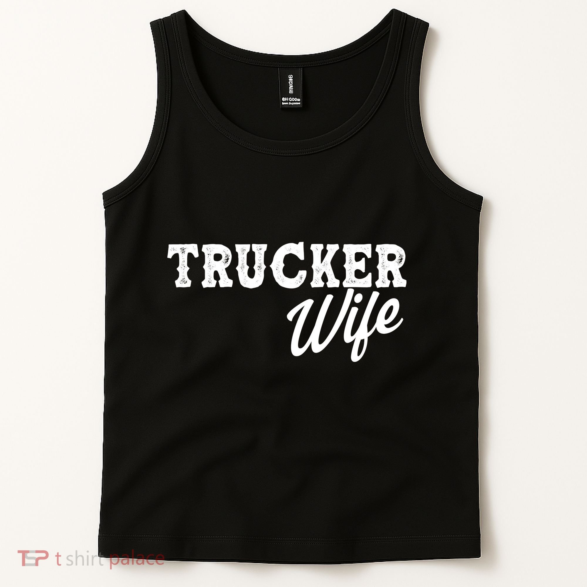 Support Trucker WIfe Tank Top