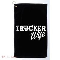 Support Trucker WIfe Golf Towel thumb 0