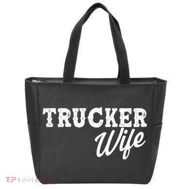 Support Trucker WIfe Tote Bag