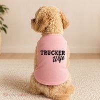 Support Trucker WIfe Doggie Tank thumb 2