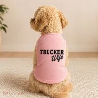 Support Trucker WIfe Doggie Tank thumb 2