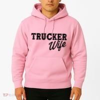 Support Trucker WIfe Hoodie thumb 2