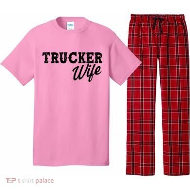 Support Trucker WIfe Pajama Set