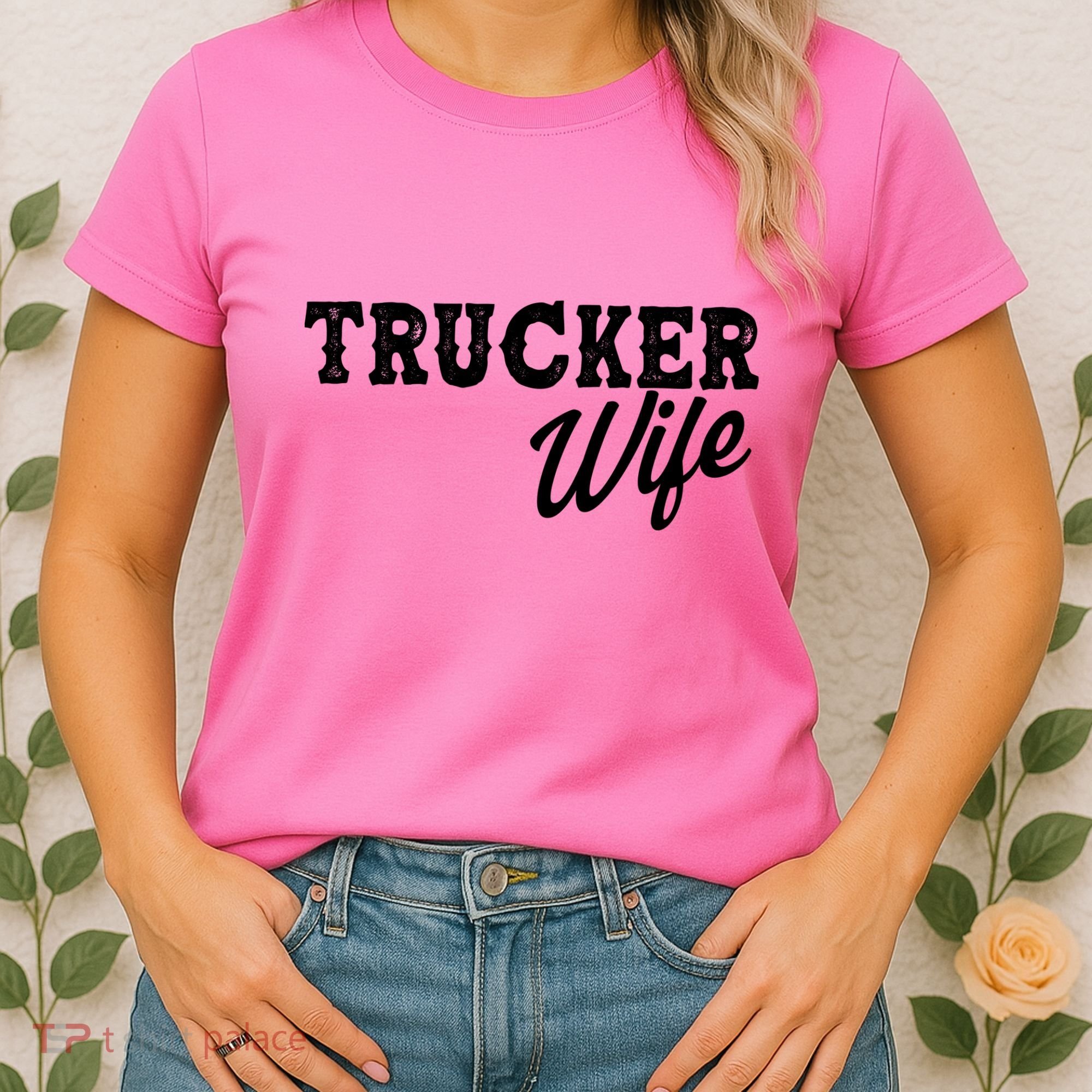 Support Trucker WIfe Women's T-Shirt
