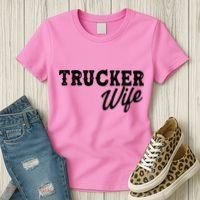 Support Trucker WIfe Women's T-Shirt thumb 3