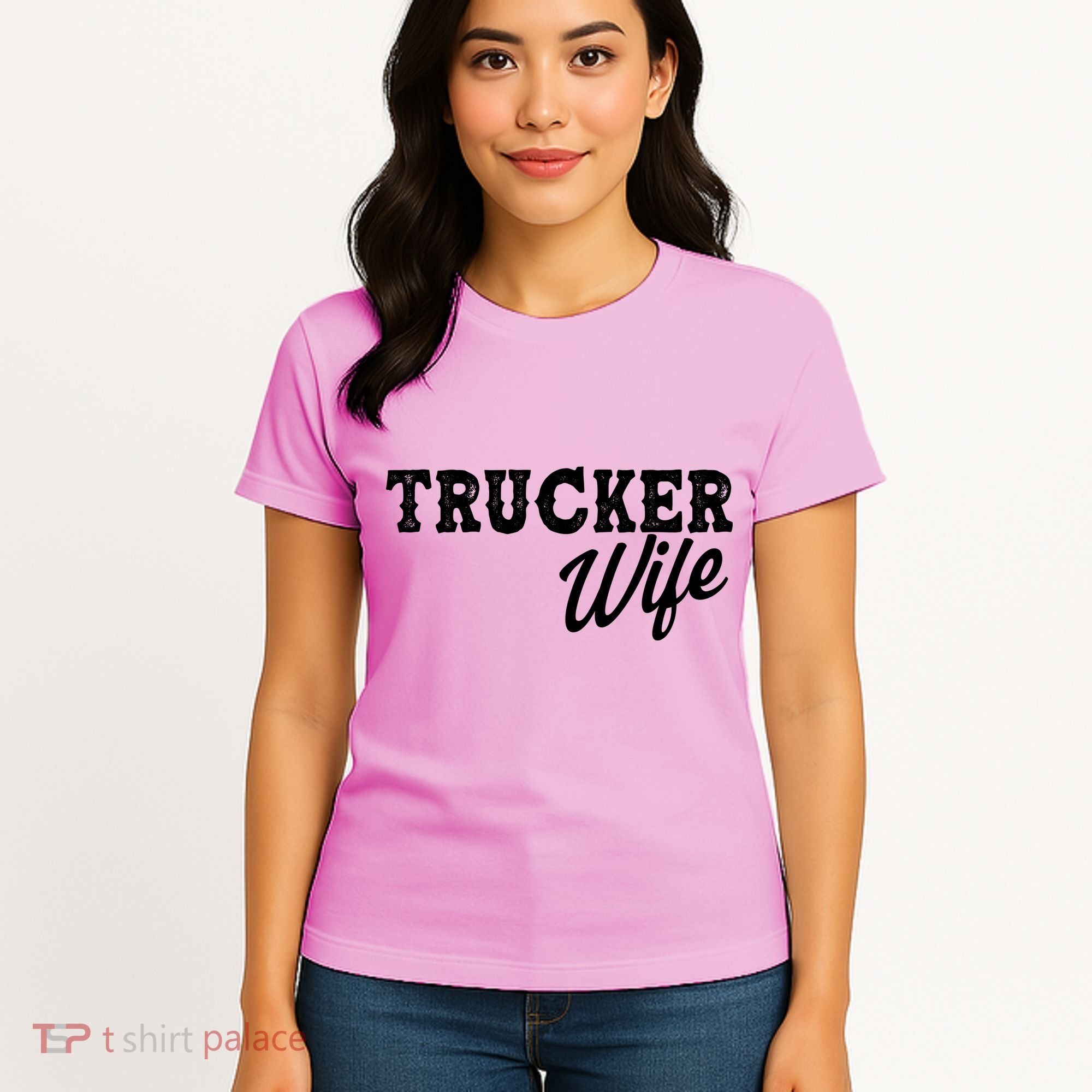 Support Trucker WIfe Women's T-Shirt