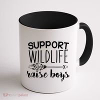 Support Wildlife Arrow Raise Boys Coffee Mug thumb 1