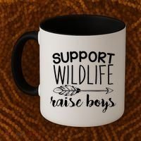 Support Wildlife Arrow Raise Boys Coffee Mug thumb 2