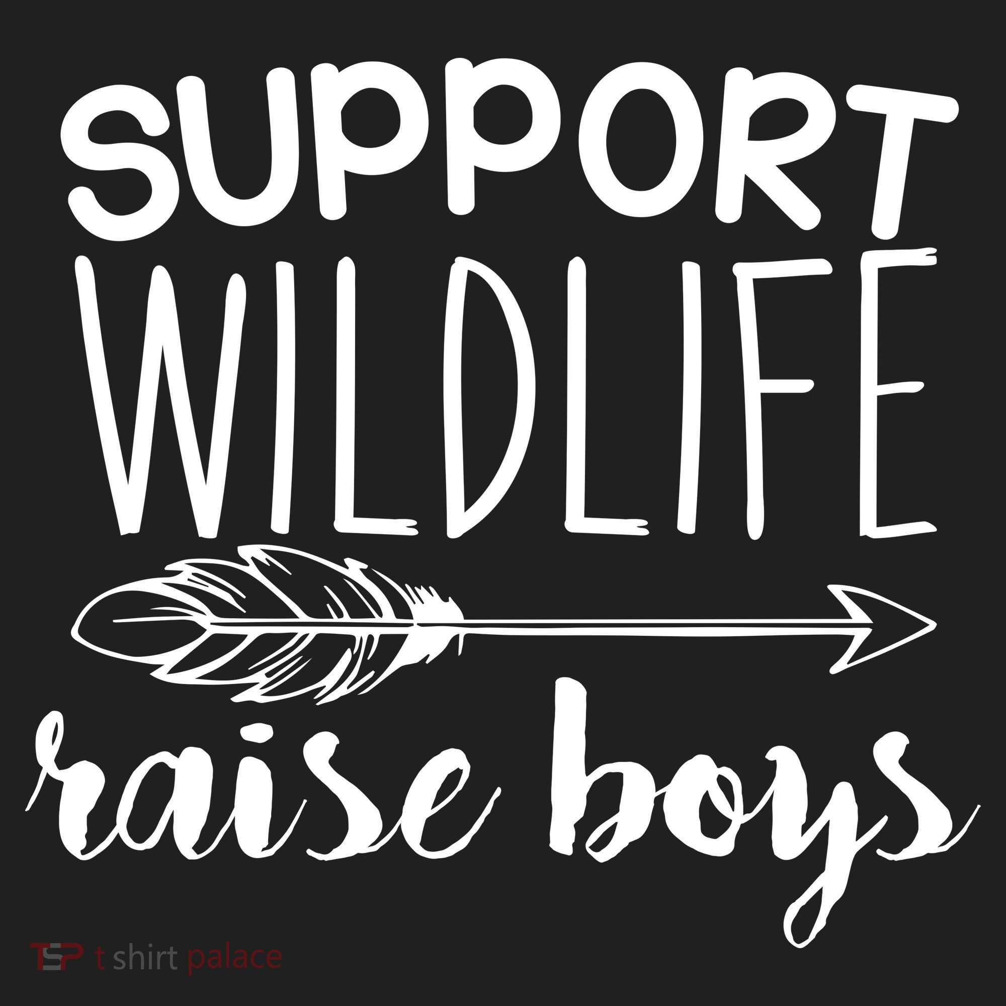 Support Wildlife Arrow Raise Boys Tumbler
