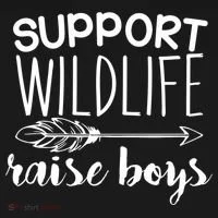 Support Wildlife Arrow Raise Boys Ornament thumb 1