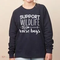 Support Wildlife Arrow Raise Boys Women's Sweatshirt thumb 0
