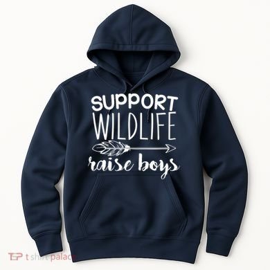 Support Wildlife Arrow Raise Boys Hoodie