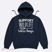 Support Wildlife Arrow Raise Boys Hoodie thumb 0