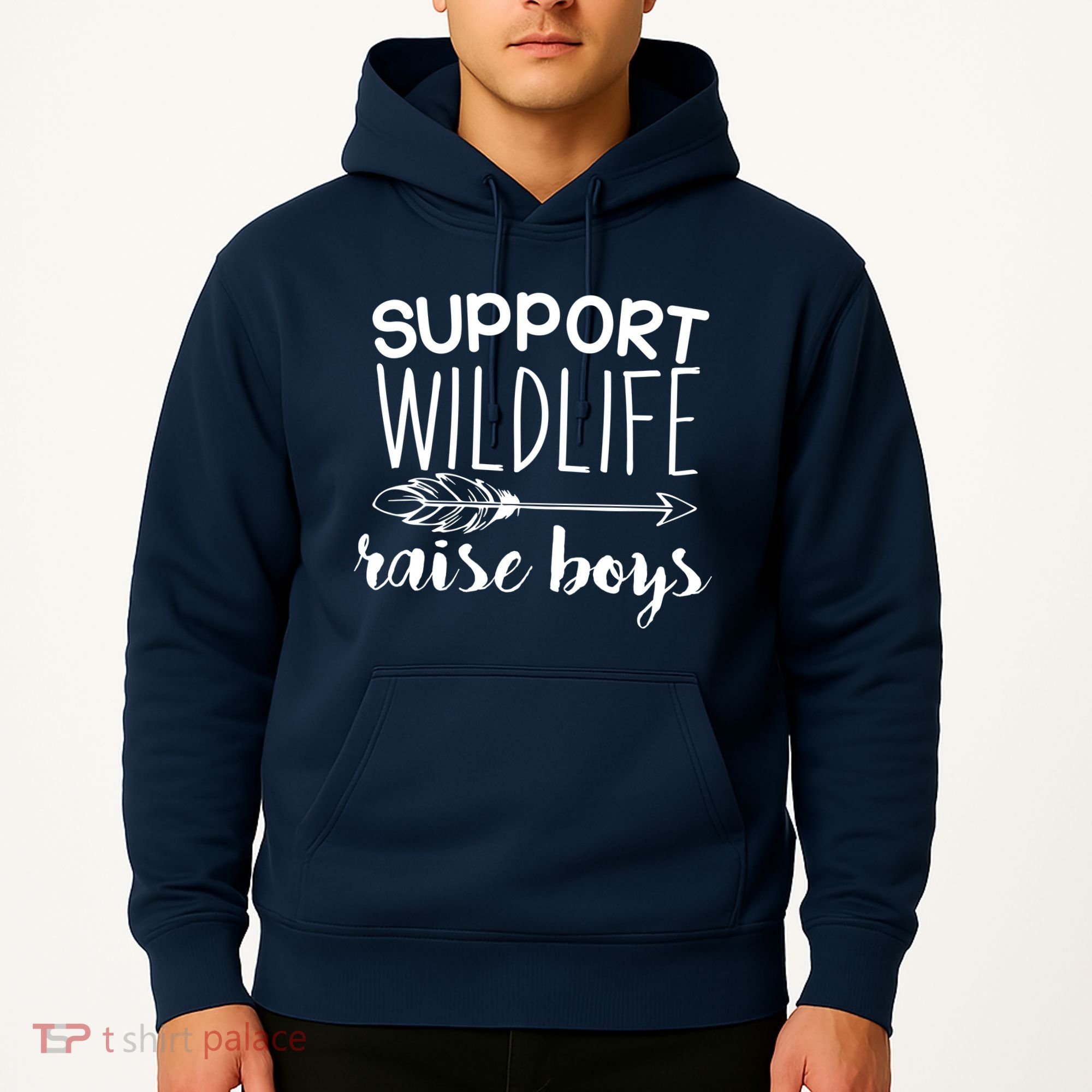Support Wildlife Arrow Raise Boys Hoodie