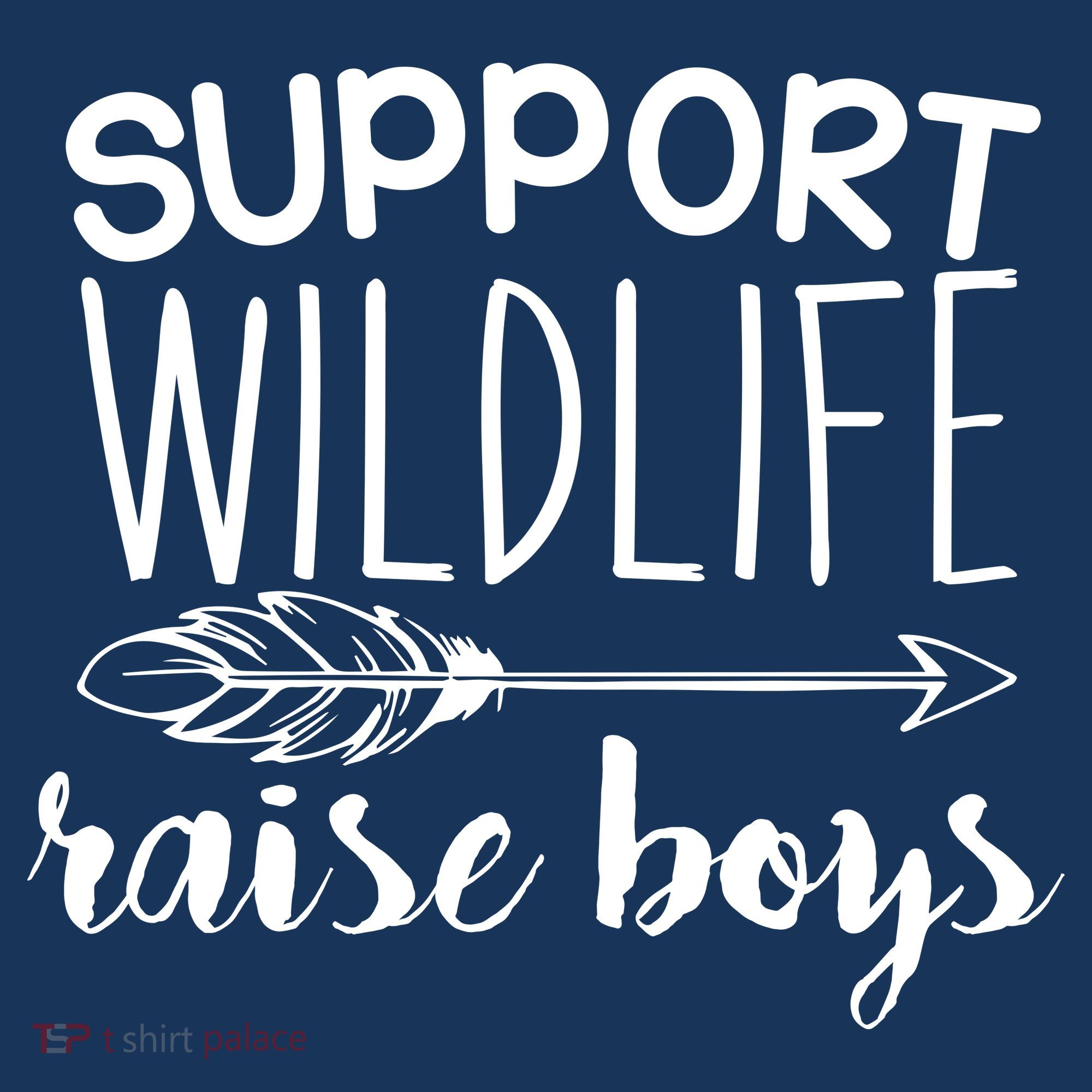 Support Wildlife Arrow Raise Boys Hoodie