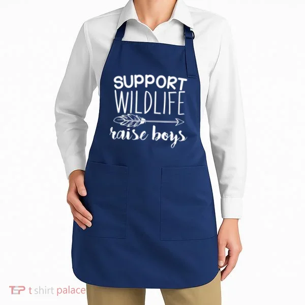 Support Wildlife Arrow Raise Boys Apron