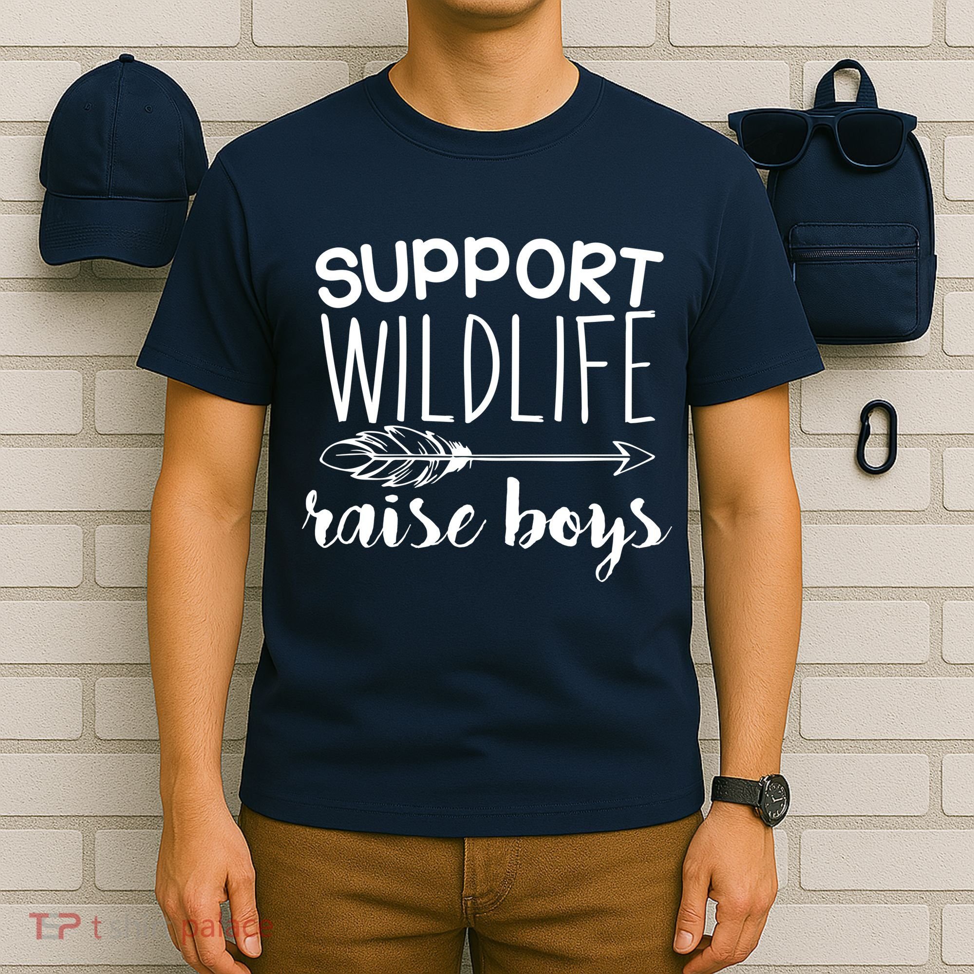 Support Wildlife Arrow Raise Boys T-Shirt