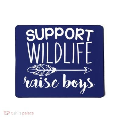 Support Wildlife Arrow Raise Boys Mousepad