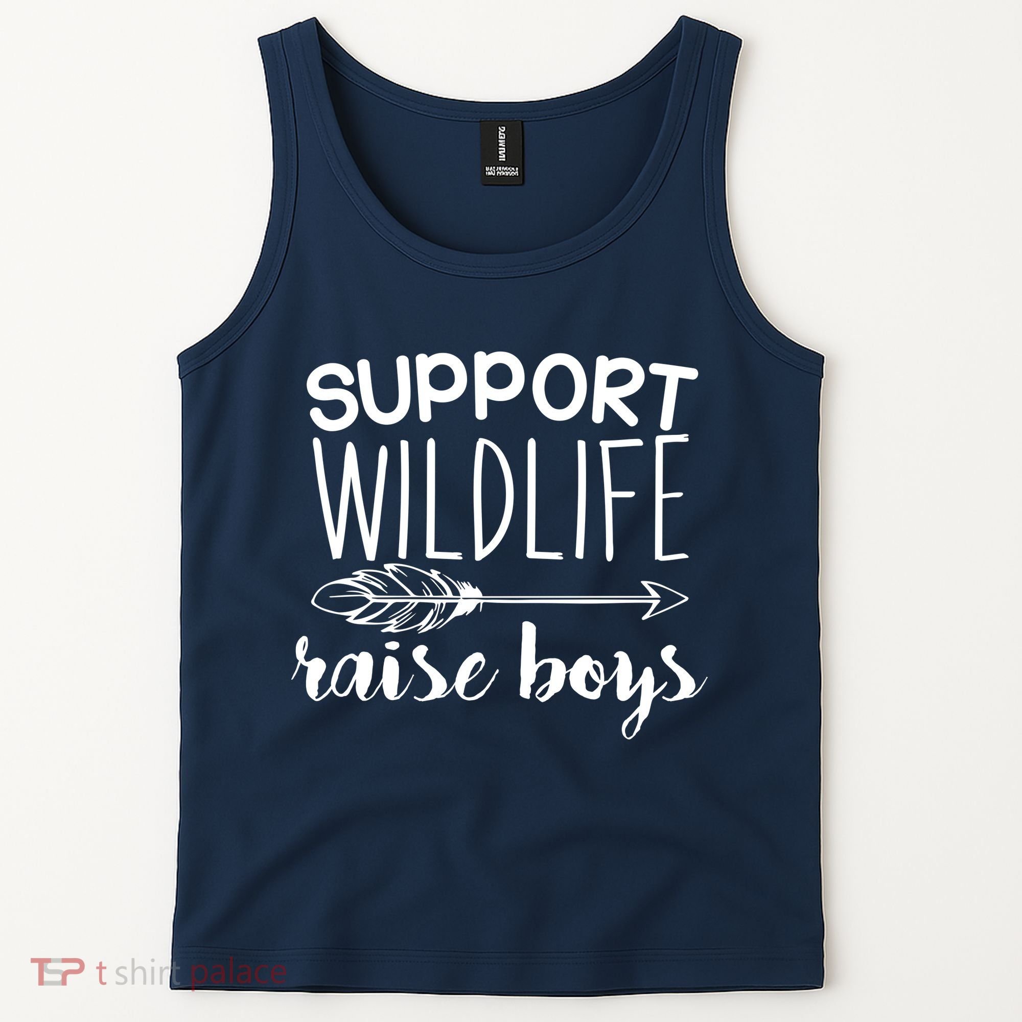 Support Wildlife Arrow Raise Boys Tank Top
