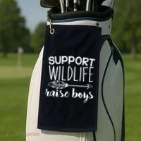 Support Wildlife Arrow Raise Boys Golf Towel thumb 2
