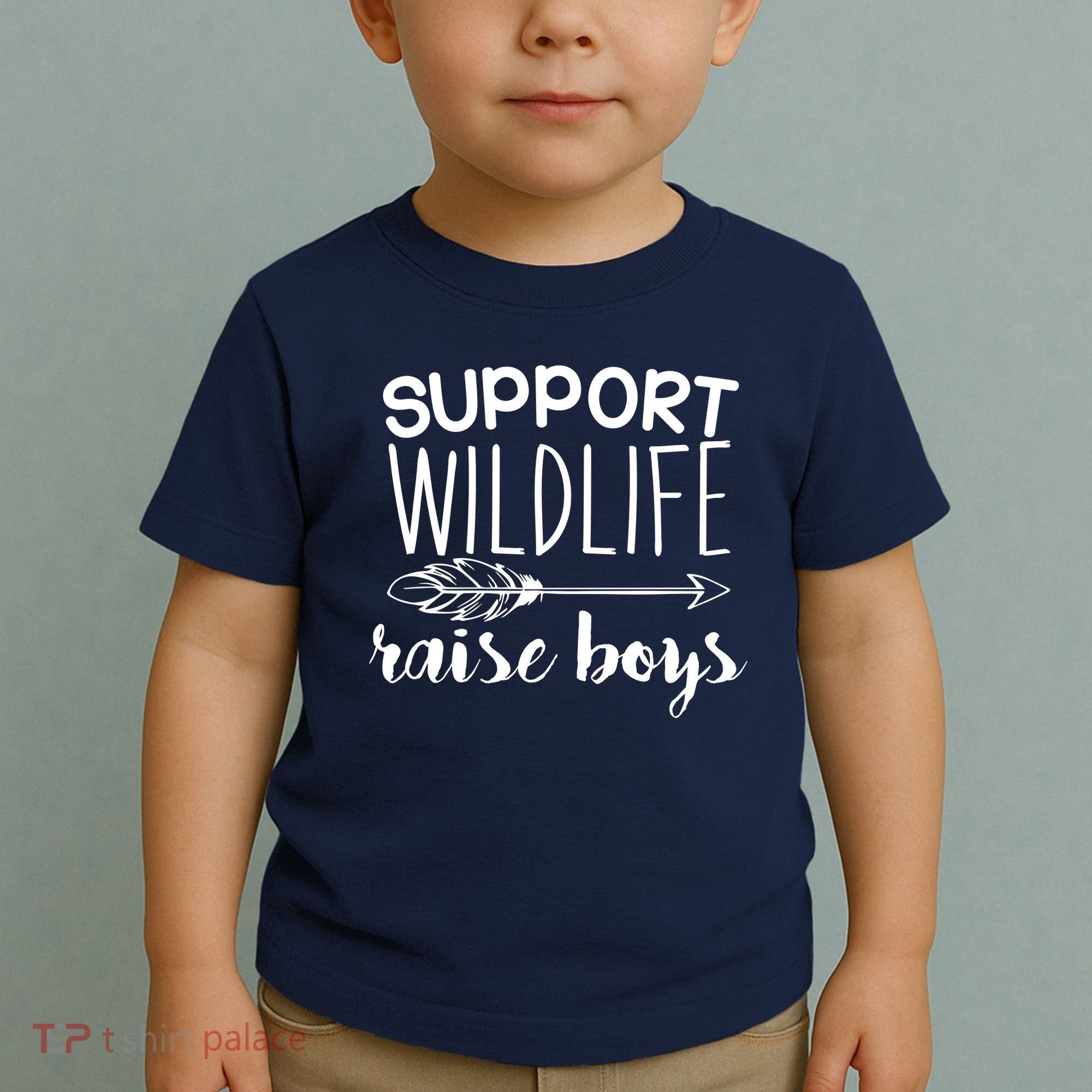 Support Wildlife Arrow Raise Boys Toddler T-Shirt