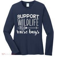 Support Wildlife Arrow Raise Boys Women's Long Sleeve Shirt thumb 0