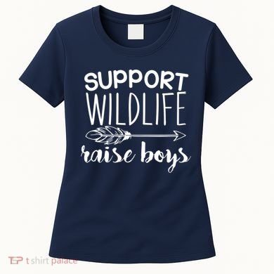 Support Wildlife Arrow Raise Boys Women's T-Shirt