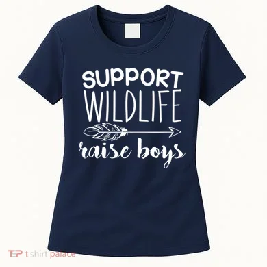 Support Wildlife Arrow Raise Boys Women's T-Shirt