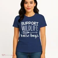 Support Wildlife Arrow Raise Boys Women's T-Shirt thumb 4