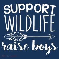 Support Wildlife Arrow Raise Boys Women's T-Shirt thumb 6