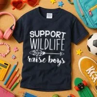 Support Wildlife Arrow Raise Boys Kids T-Shirt thumb 3