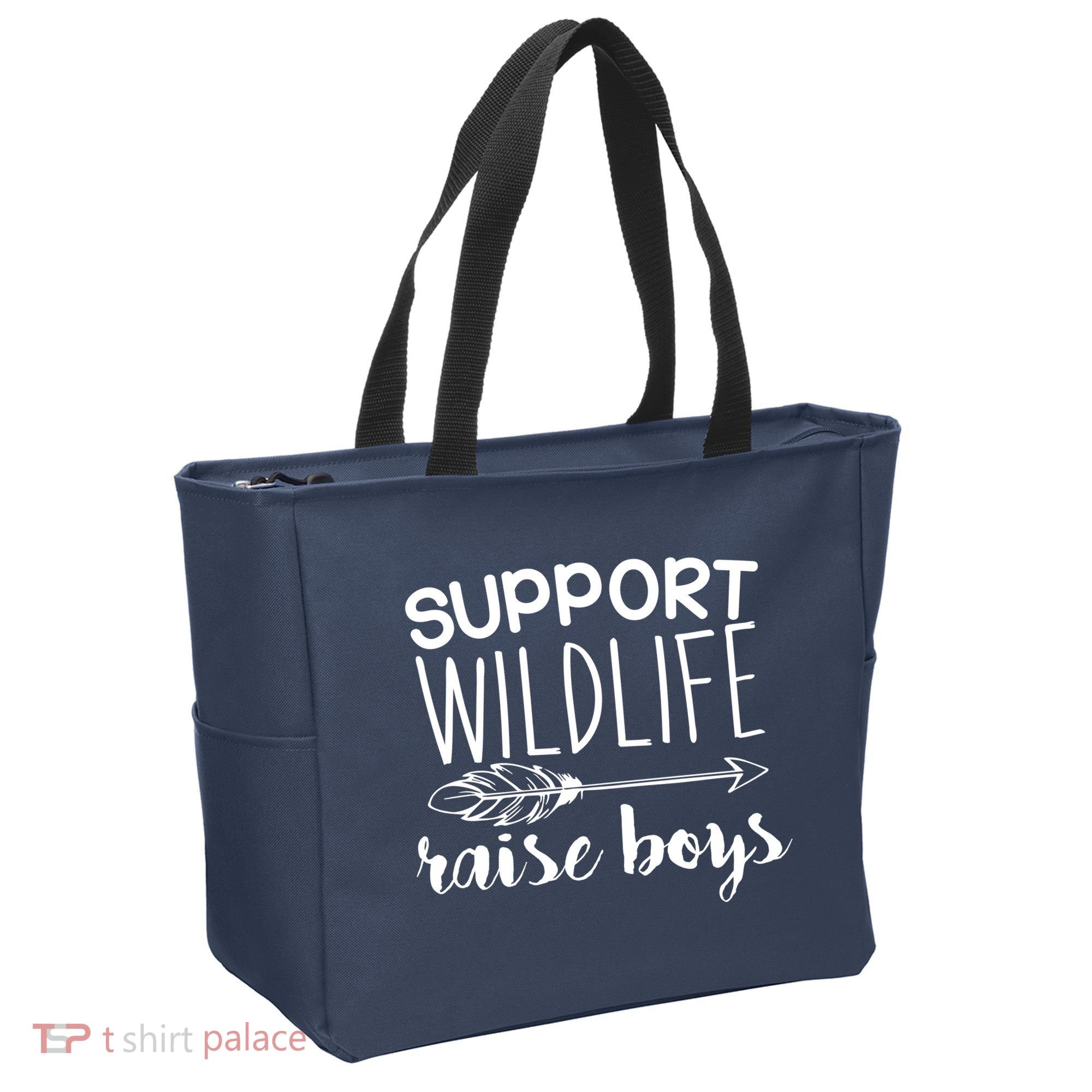 Support Wildlife Arrow Raise Boys Tote Bag