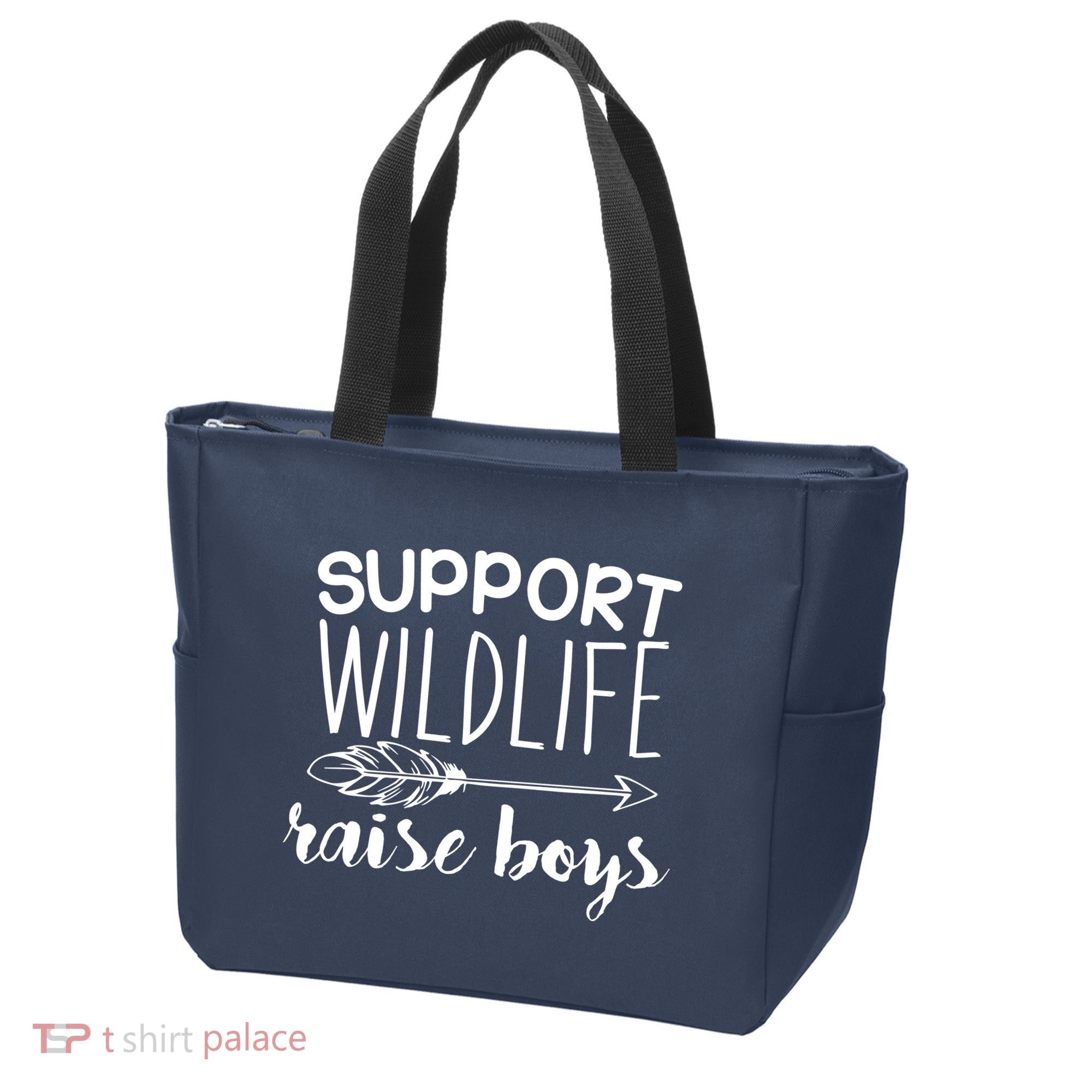 Support Wildlife Arrow Raise Boys Tote Bag