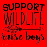 Support Wildlife Arrow Raise Boys Santa Hat thumb 1