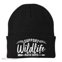 Support Wildlife Raise Boy Parents Beanie thumb 0