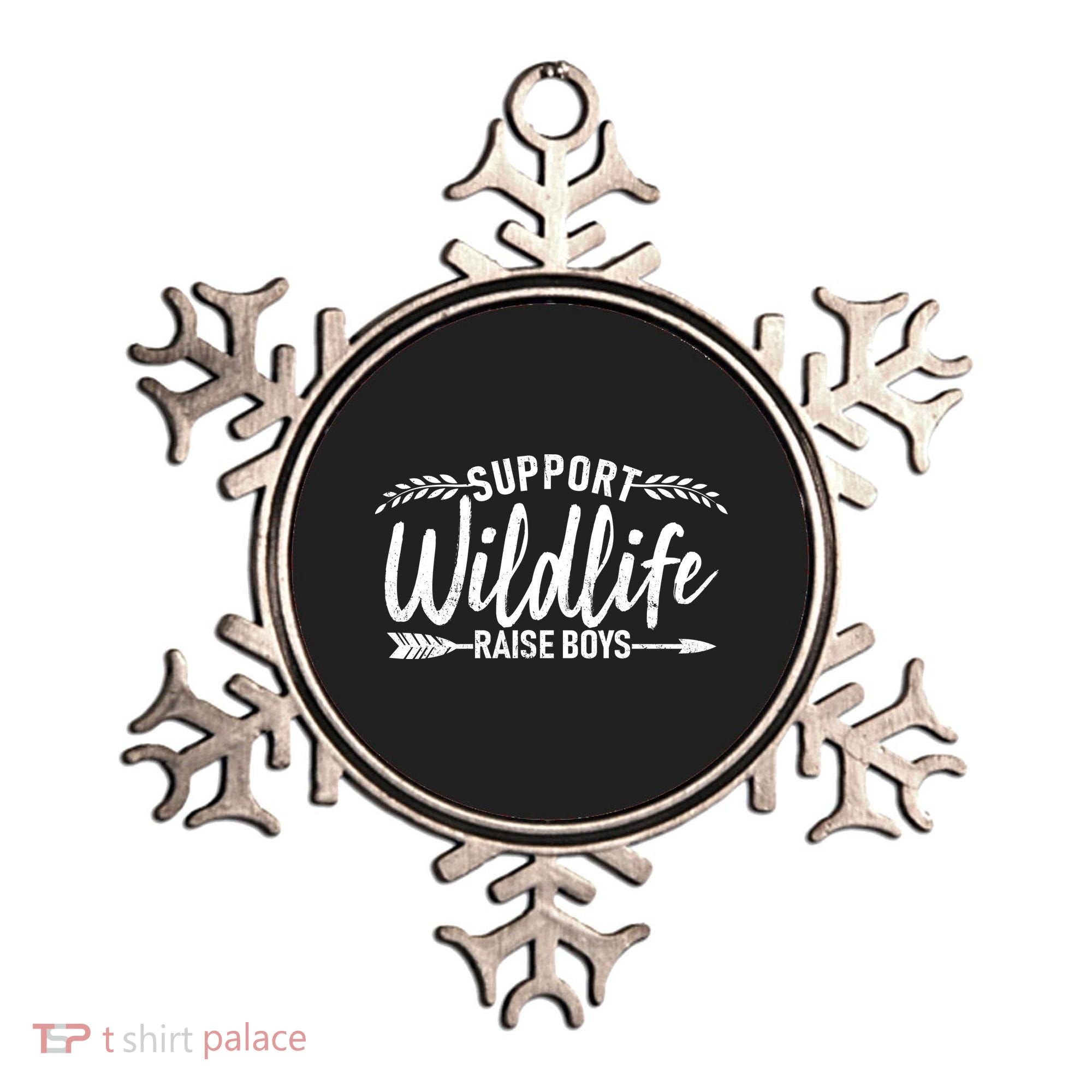 Support Wildlife Raise Boy Parents Ornament