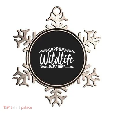 Support Wildlife Raise Boy Parents Ornament