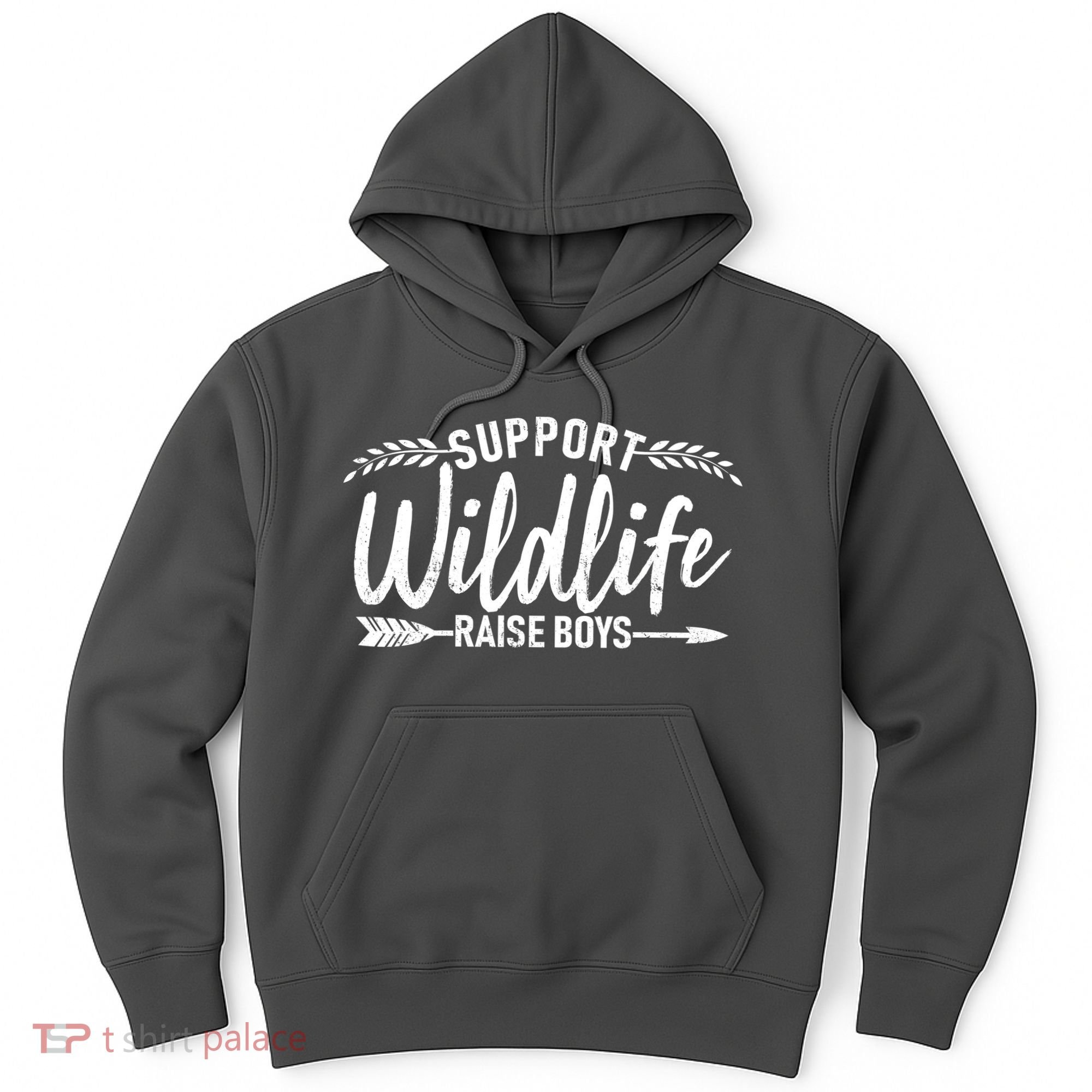 Support Wildlife Raise Boy Parents Hoodie
